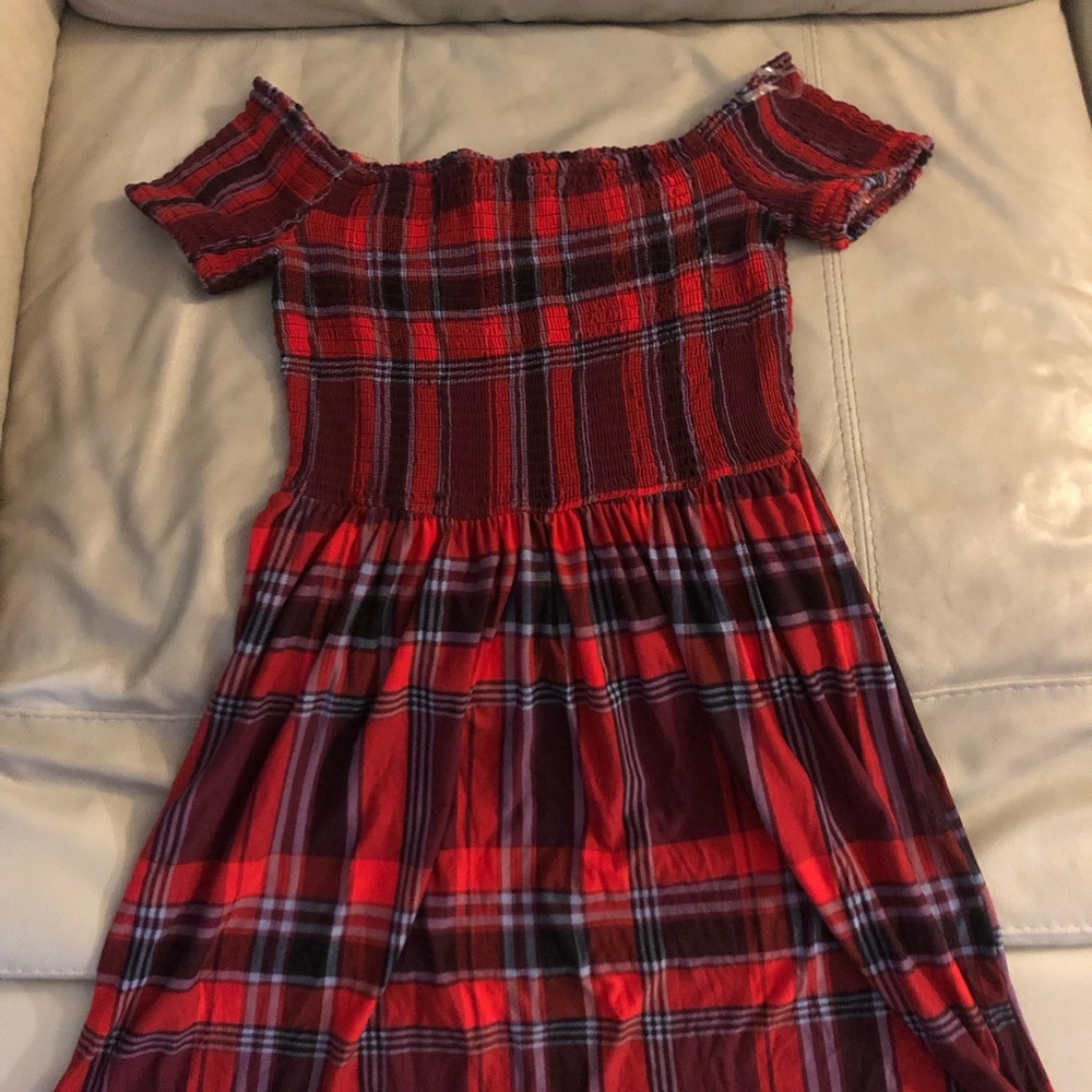 J Is For Justify Plaid Dress